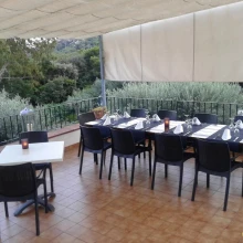 Hostal Restaurant Ondina. Begur. Girona. Terraza 1